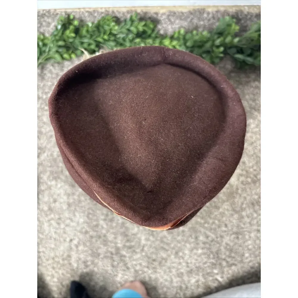 Early 1900’s Gage Brothers & Co Antique Tilt Hat Feathers Satin Velvet - Picture 4 of 16